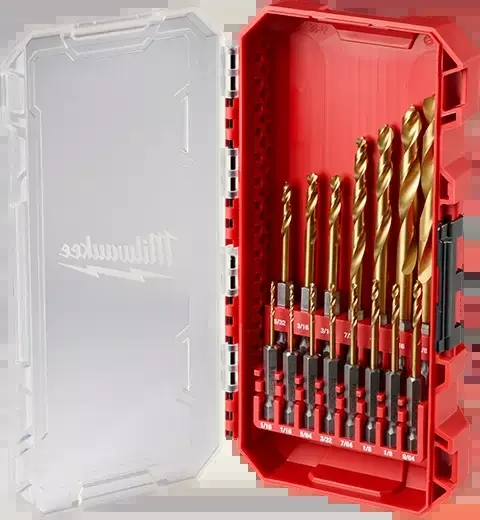 Milwaukee SHOCKWAVE Impact Duty™ RED HELIX™ Titanium Drill Bit Set - 15PC