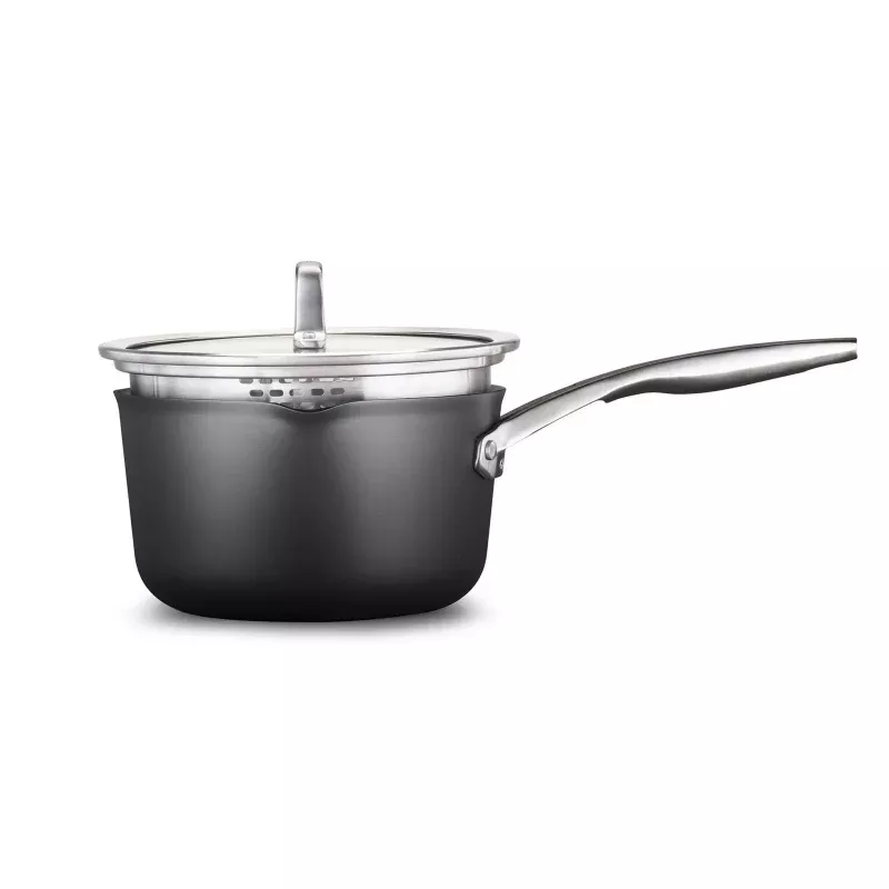 MineralShield Nonstick 3.5qt Space-Saving Sauce Pan