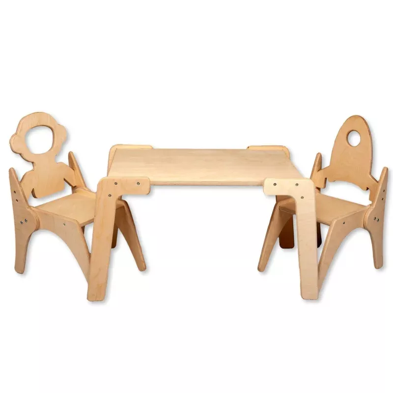 Montessori Table and Chair Set