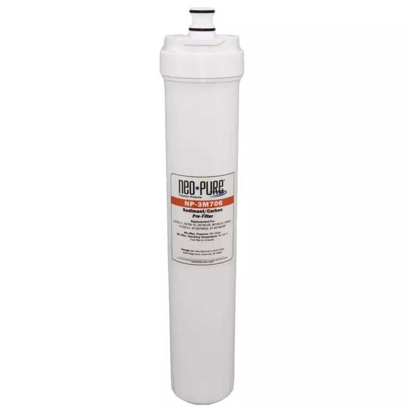 Neo-Pure NP-3M706 SQC Compatible Sediment/Carbon Prefilter