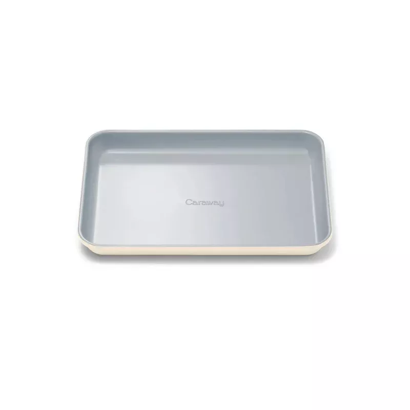 Nonstick Ceramic Small Baking Sheet - Cream