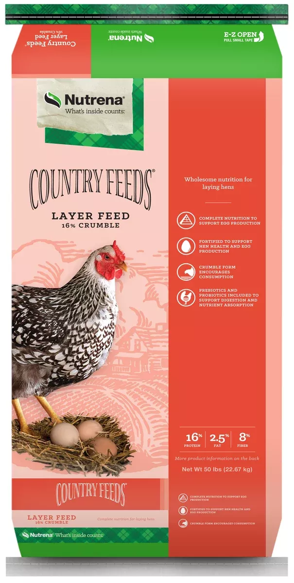Nutrena Country Feeds Layer 16% Crumble