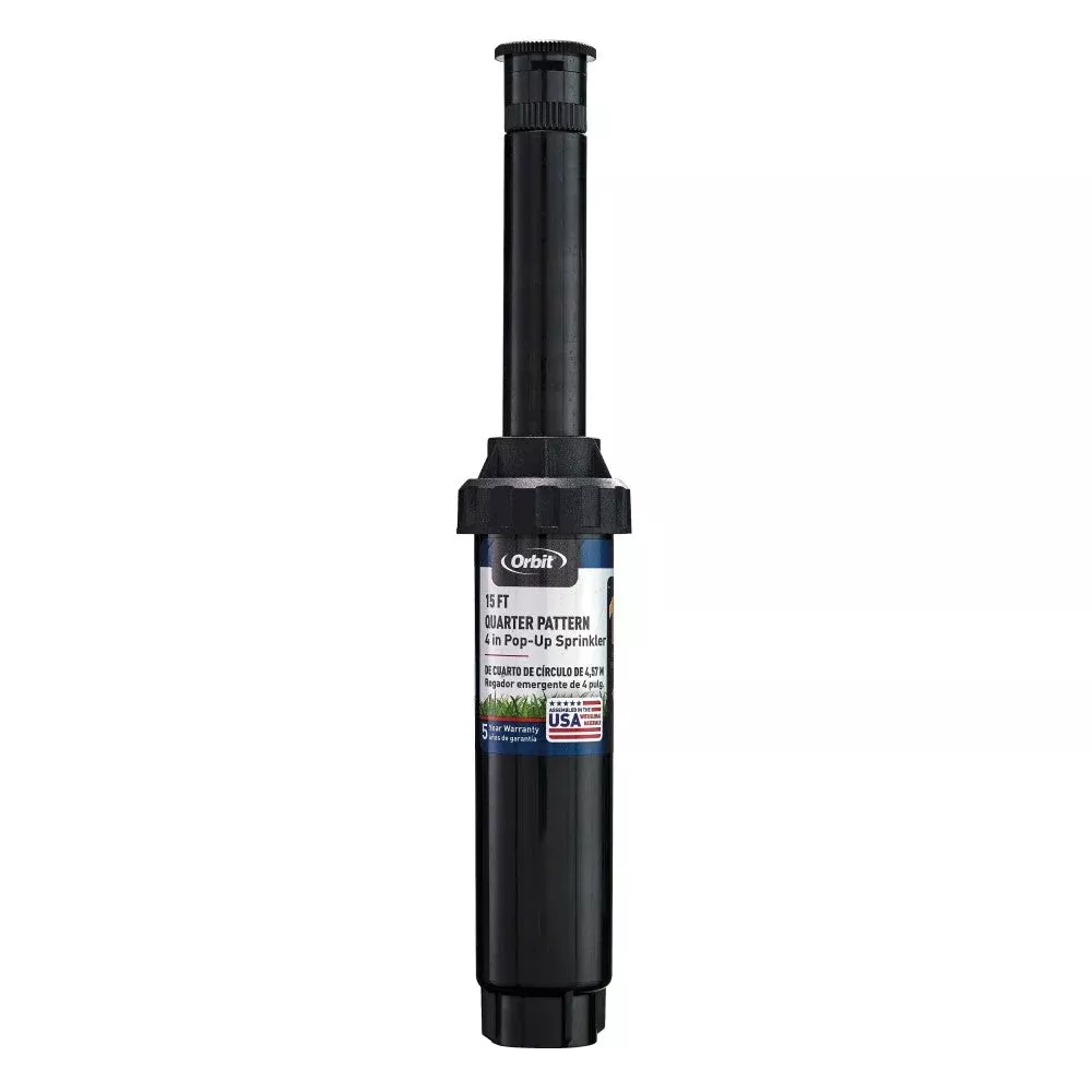 Orbit Pop-Up Spray Head Sprinklers with Plastic Nozzles