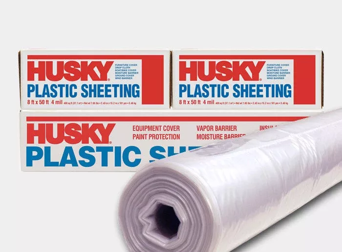 Poly-America Tyco Polyethylene Plastic Sheeting Black