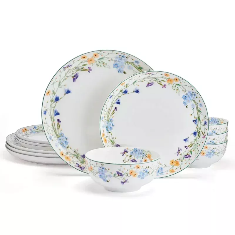 Quinn 12 Piece Dinnerware Set, Service for 4