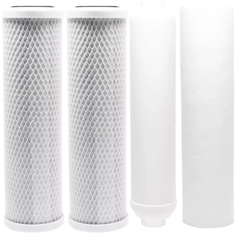 Replacement Filter Kit for AMI AAA-246UVU RO System - Includes Carbon Block Filters, PP Sediment Filter & Inline Filter Cartridge