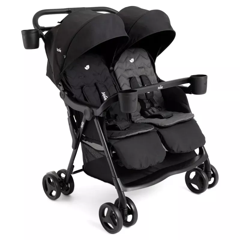 Rosemary Full-Size Double Stroller - Shale and Thunder