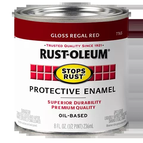 Rust-Oleum Protective Enamel Brush-On Paint Gloss Regal Red