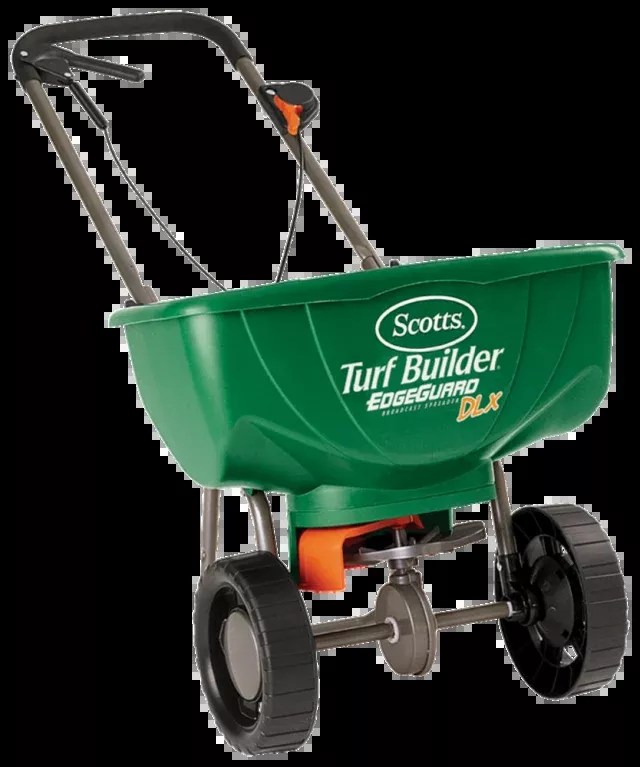 Scotts Turf Builder Edgeguard DLX Broadcast Spreader