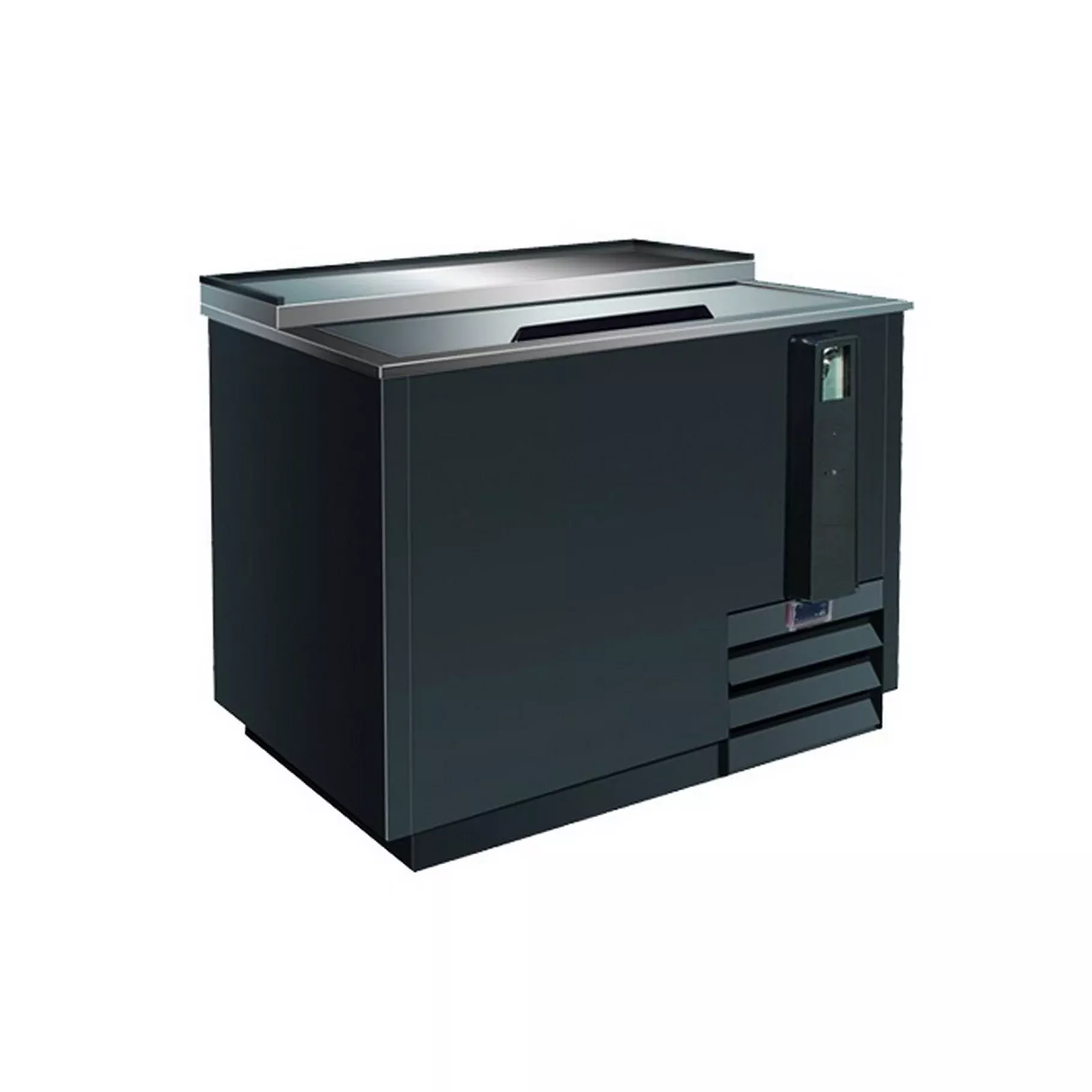 Serv-Ware 36" Horizontal Bottle Cooler - 8-Case Commercial Deep Well Cooler