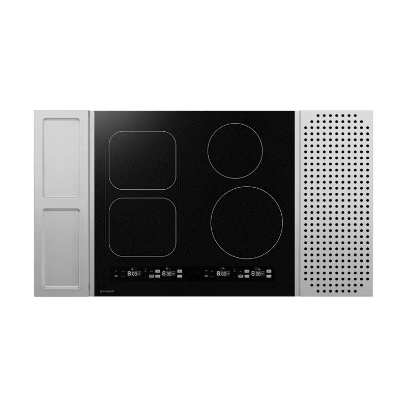 Sharp SCH2443GB Sharp 24 In. Induction Cooktop With Side Accessories