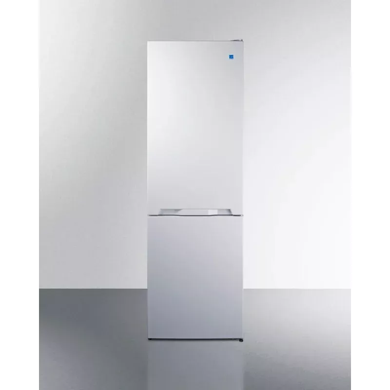 Summit FFBF121W 24" Wide Bottom Mount Refrigerator-Freezer