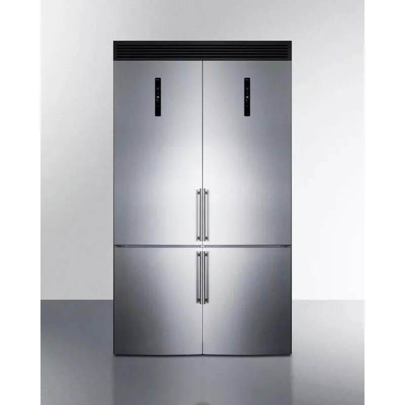 Summit FFBF181ES2KIT48 48" Wide Bottom Freezer Refrigerator Set