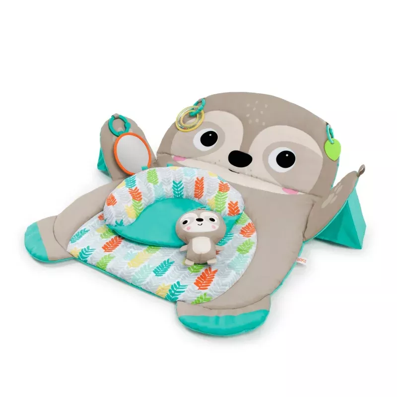 Tummy Time Prop and Playmat - Sloth