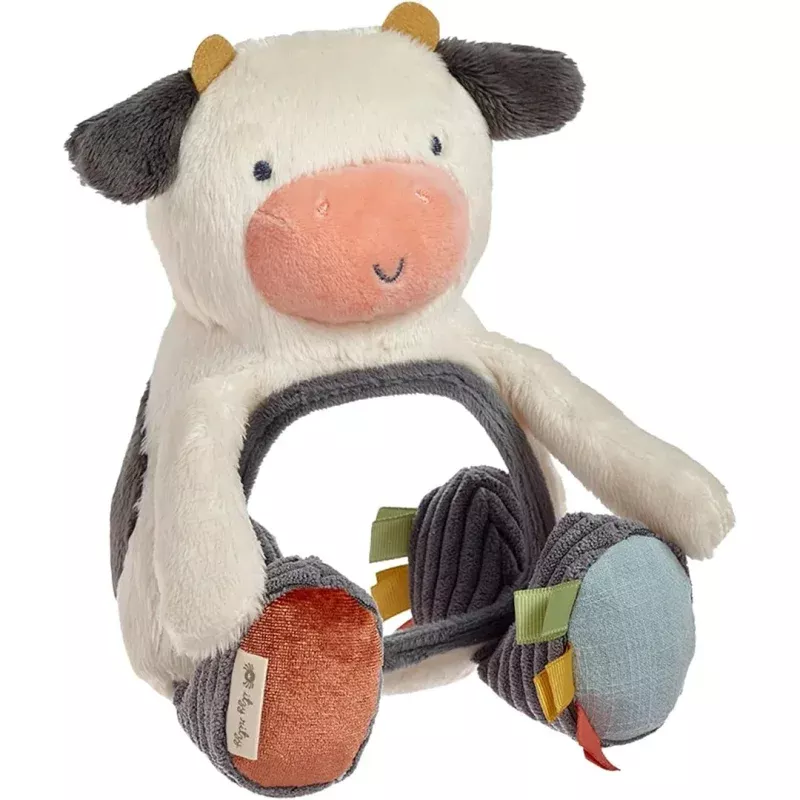 Tummy Time Toy Mirror - Cow