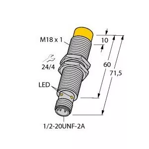 TURCK NI12U-GT18-RDZ30X2-B3331 Inductive Sensor