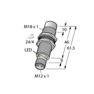 TURCK NI12U-MT18-AP6X-H1141/S395 Inductive Sensor