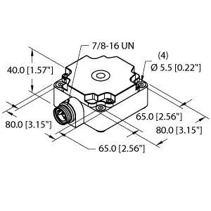 TURCK NI50-CP80-VP4X2-B1141 Inductive Sensor