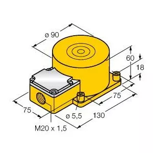TURCK NI50-K90SR-Y1 Inductive Sensor