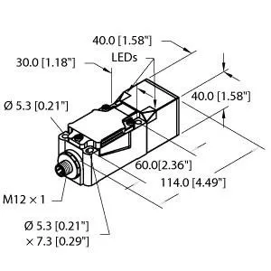 TURCK NI50U-CP40-VP4X2-H1141 Inductive Sensor