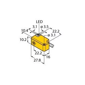 TURCK NI5U-Q10S-AP6X Inductive Sensor