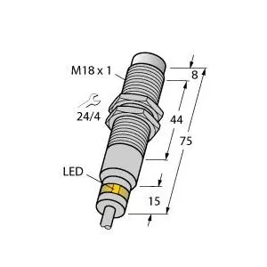 TURCK NI7-EM18WD-AP6X/S929 Inductive Sensor