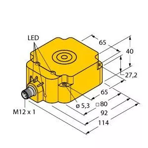 TURCK NI75U-Q80-AP6X2-H1141 Inductive Sensor