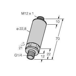 TURCK PT100R-14-LI3-H1131 Pressure Transmitter