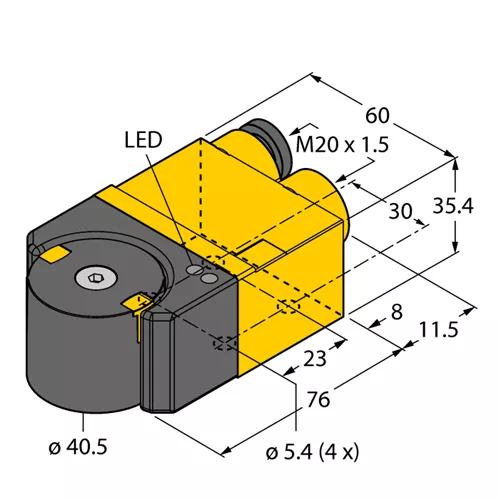 TURCK RI360P1-DSU35TC-ELI-EXI - Inductive Angle Sensor
