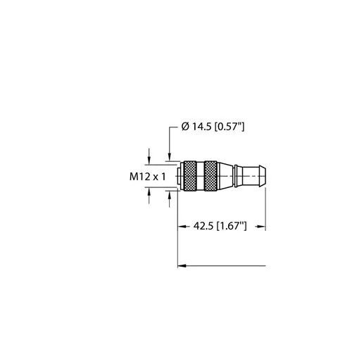 TURCK RK 4.5T-3 Actuator and Sensor Cordset