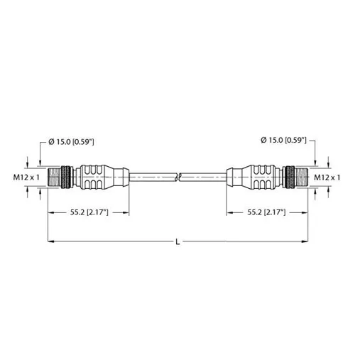 TURCK RSSD RSSD 441-3M Extension Cable