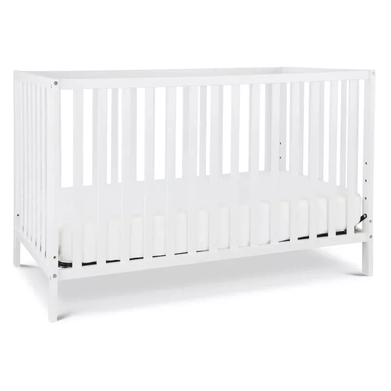 Union 4-in-1 Convertible Crib - White