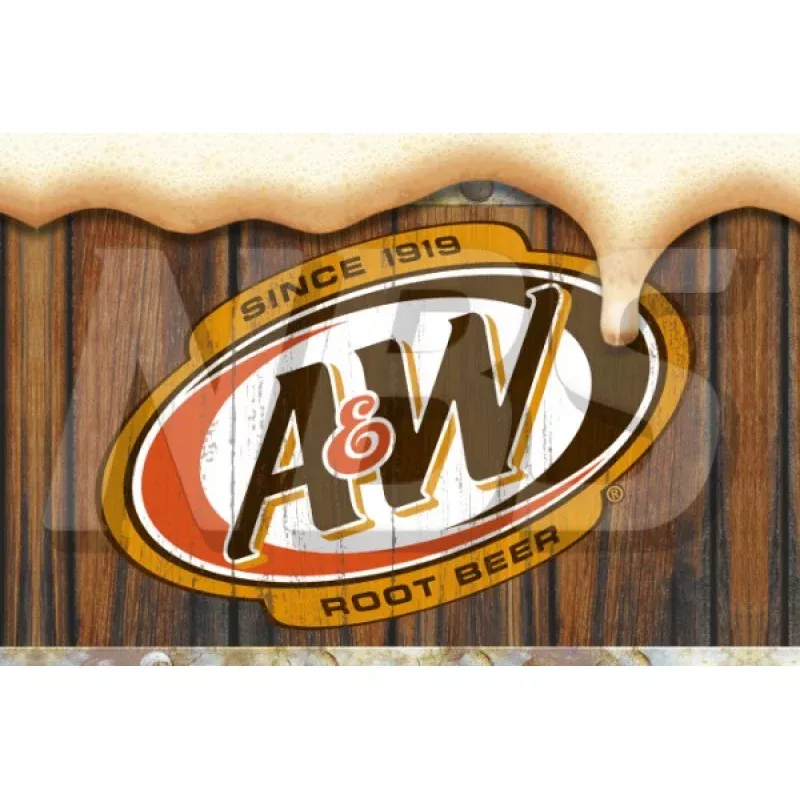 A&W Root Beer UF1 Back of Valve Decal