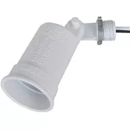 White Weatherproof Porcelain Socket Lampholder