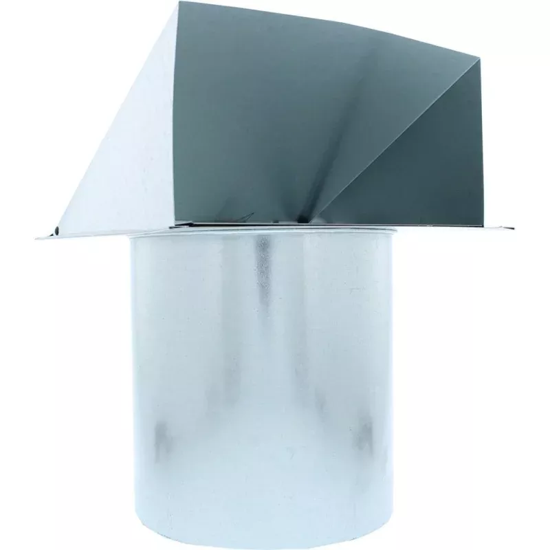 Zephyr AK00043 Wall Cap, Outlet, 7In, W/Damper & Screen
